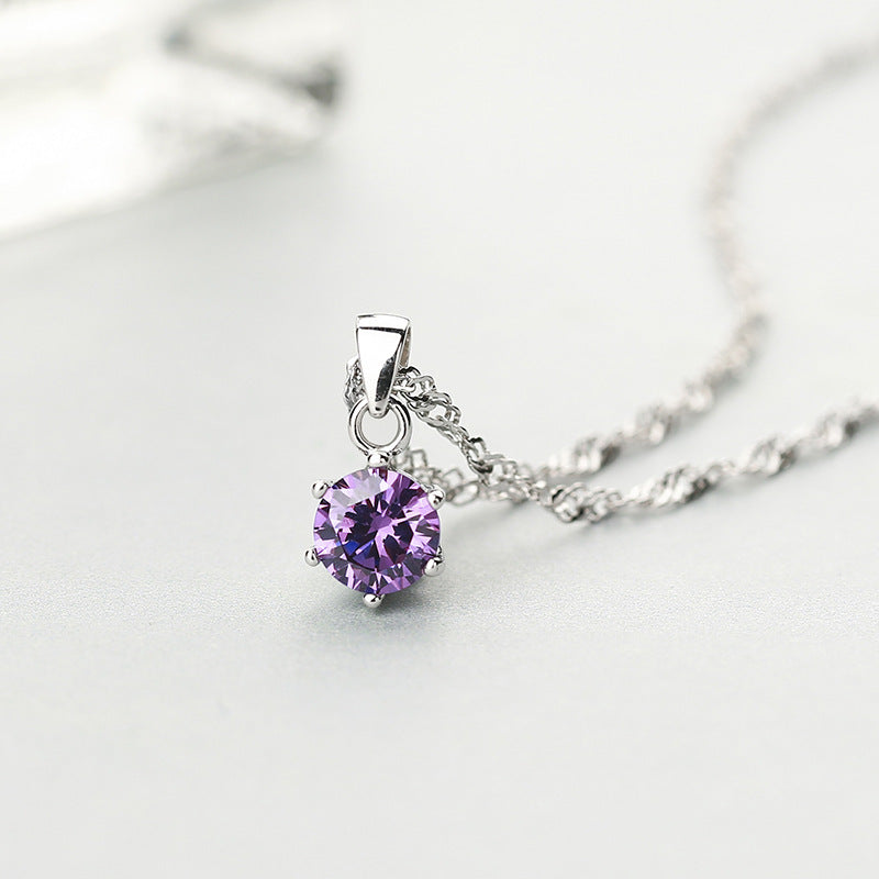 Sterling Silver Amethyst Pendant Necklace – Calm · Balance · Protection