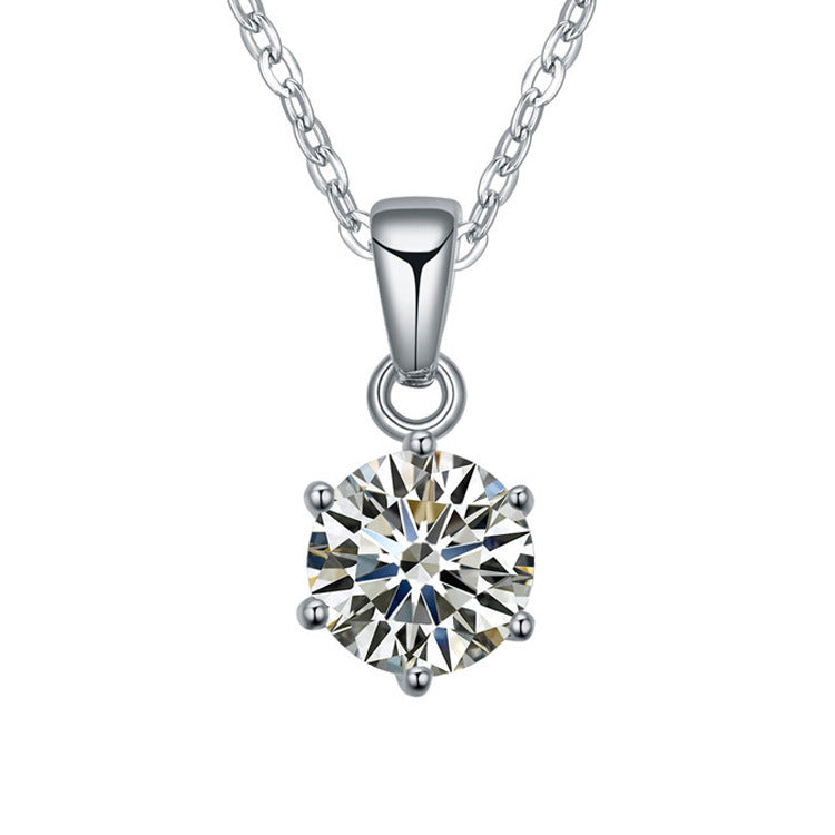 Sterling Silver Swarovski Crystal Necklace - Timeless Design