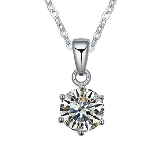 Sterling Silver Swarovski Crystal Necklace - Timeless Design