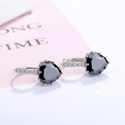 Black Onyx Sterling Silver Square Earrings – Strength · Protection · Grounding