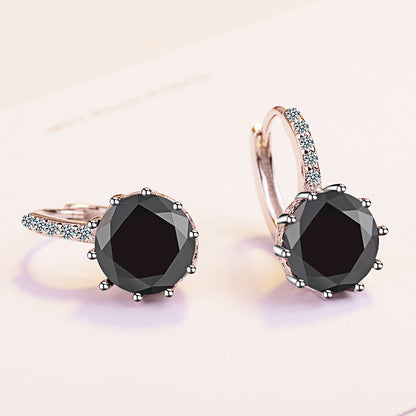 Black Onyx Sterling Silver Square Earrings – Strength · Protection · Grounding