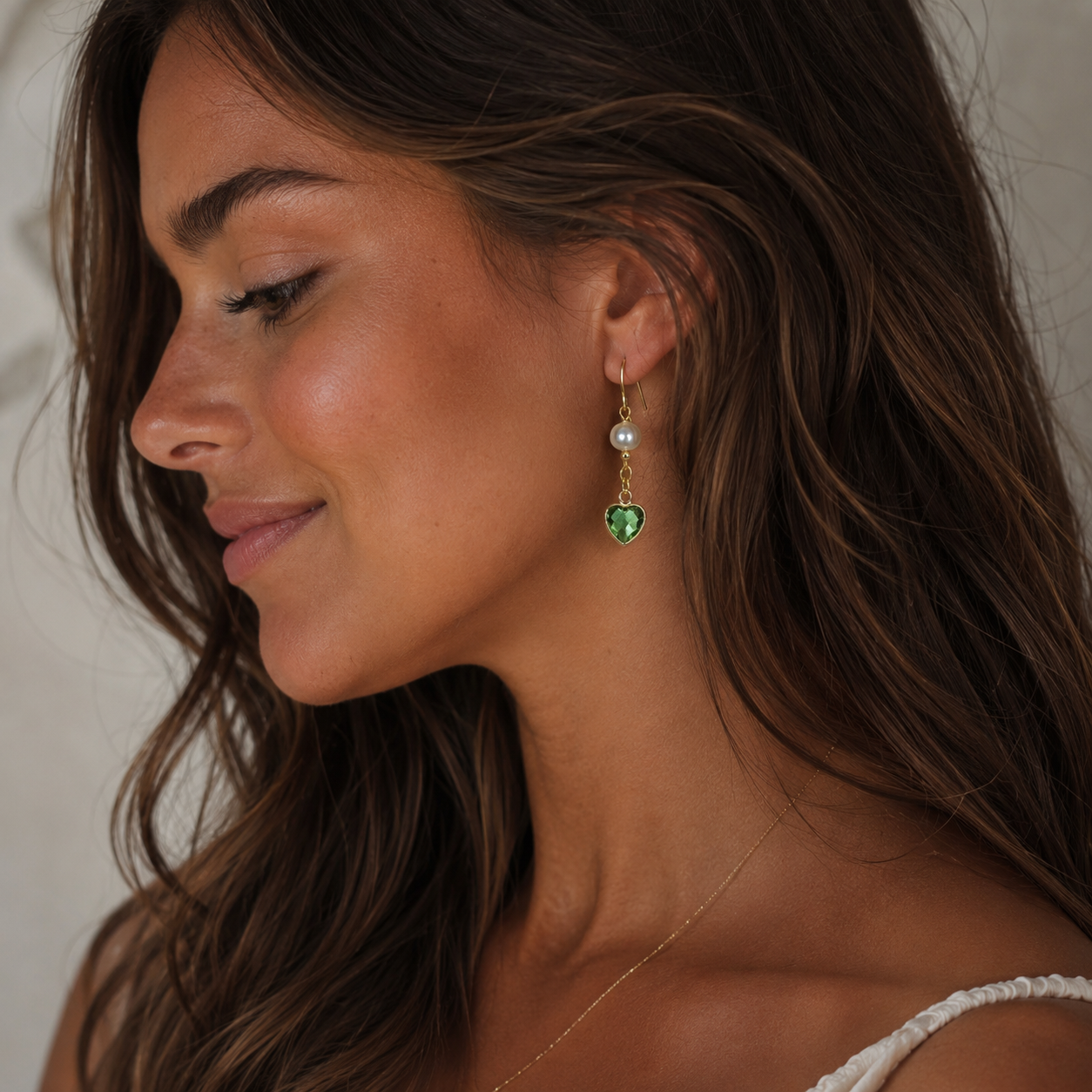 Birthstone & Pearls Necklace