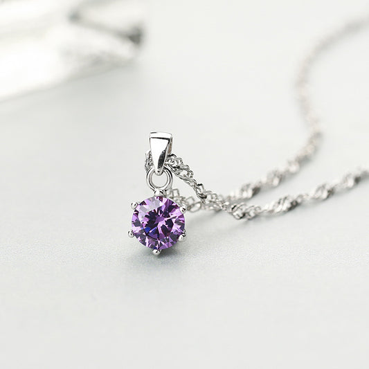 Sterling Silver Amethyst Pendant Necklace – Calm · Balance · Protection