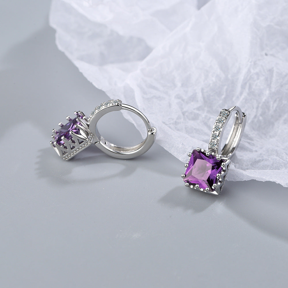 Amethyst Sterling Silver Earrings – Calm · Balance · Protection