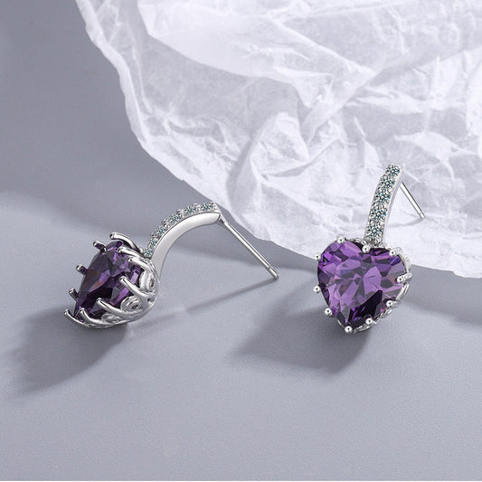 Amethyst Sterling Silver Earrings – Calm · Balance · Protection